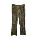 【中古】【古着】 QUATRO コーデュロイパンツ W32 ブラウン コットン 古着卸 アメリカ仕入 2503-1300