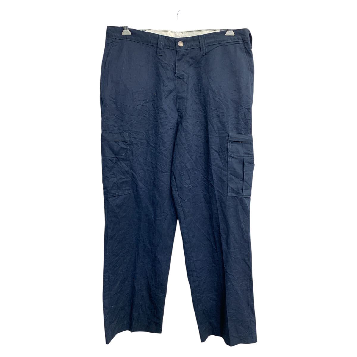 【中古】【古着】 Dickies ワークパンツ W38 ディッキーズ ビッグサイズ ネイビー 古着卸 アメリカ仕入 2503-1307