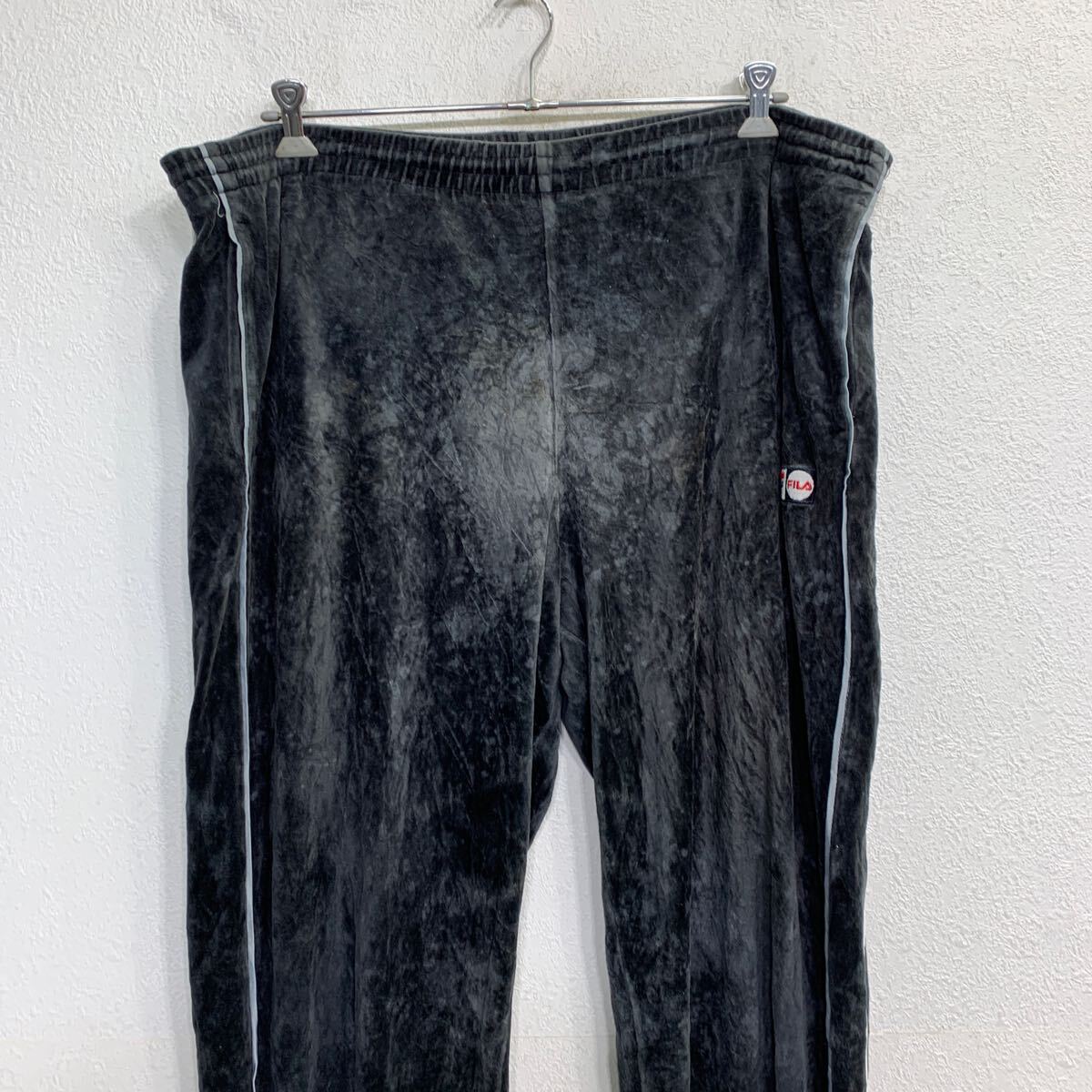 【中古】【古着】 FILA ロングパンツ XXLサイズ フィラ ビッグサイズ グレー 古着卸 アメリカ仕入 2503-1348