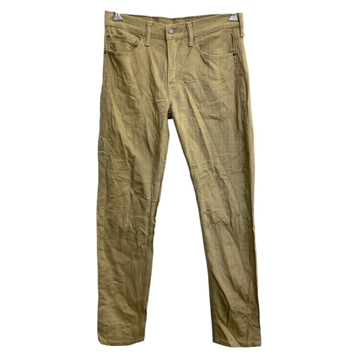 【中古】【古着】 Levi's 511 デニムパンツ W31 リーバイス スリムフィット ベージュ 古着卸 アメリカ仕入 2503-1411