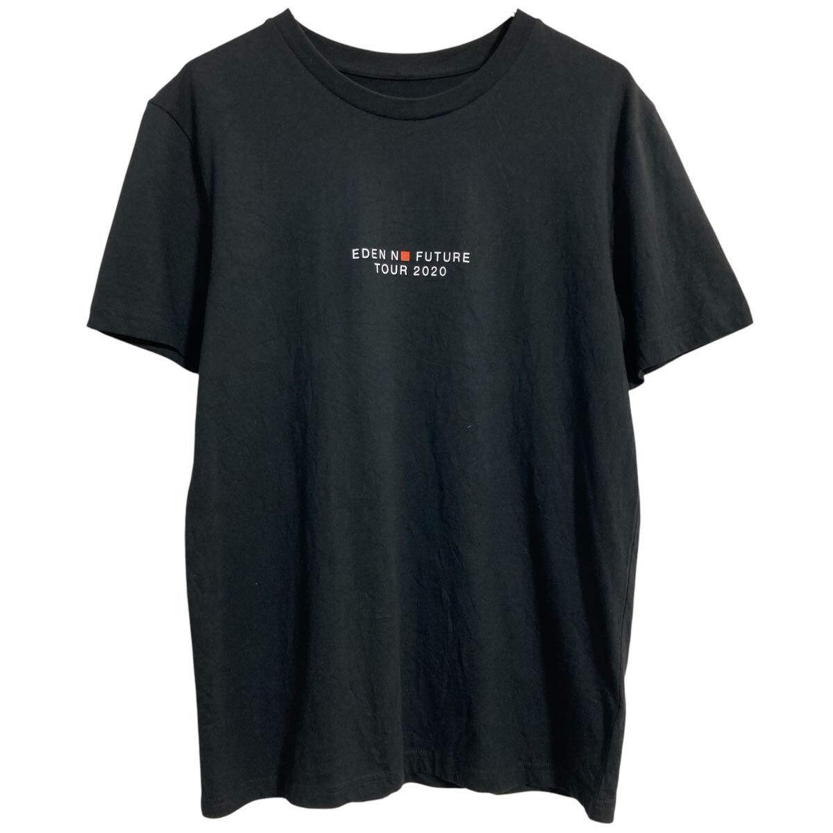 【中古】【古着】 EDEN 半袖 プリントTシャツ S ブラック エデン ツアーT クルーネック 夏 古着卸 アメリカ仕入 a703-6681