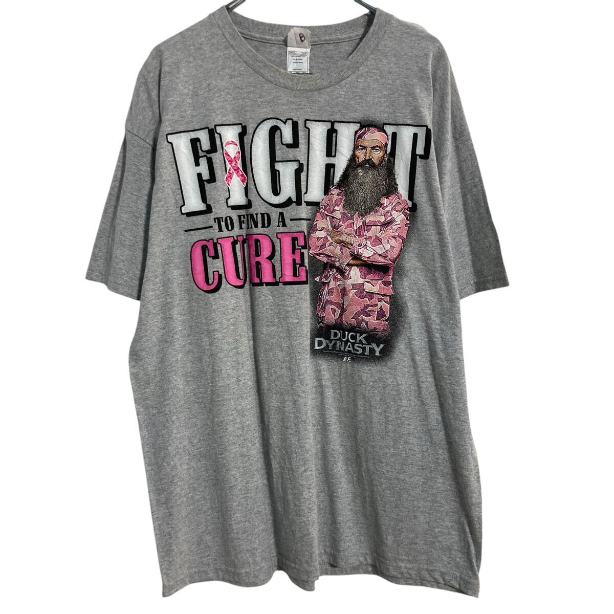 【中古】【古着】 ALSTYLE 半袖 プリントTシャツ XL グレー アルスタイル ダックダイナスティ メキシコ製 00s ビッグサイズ 古着卸 アメリカ仕入 a703-6686