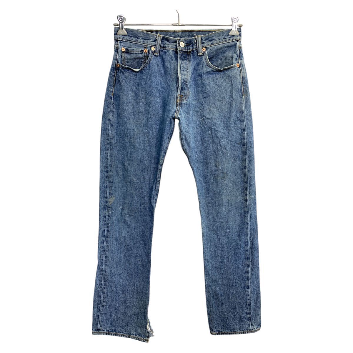 【中古】【古着】 Levi's 501 デニムパンツ W30 リーバイス ボタンフライ ブルー コットン 古着卸 アメリカ仕入 2503-1497