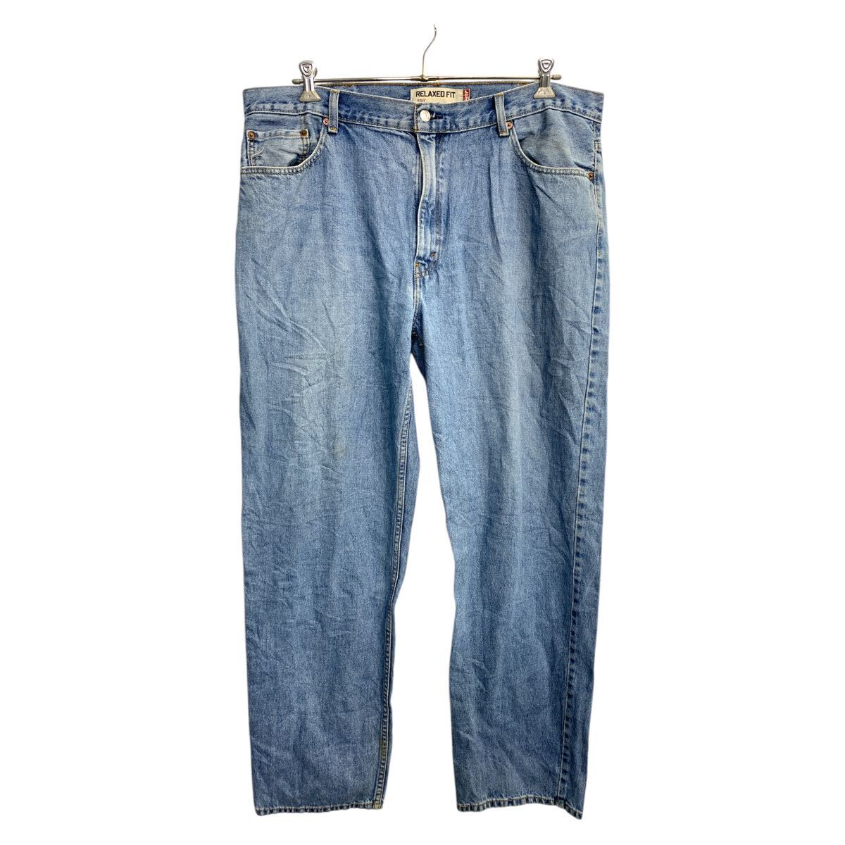 【中古】【古着】 Levi's 550 デニムパンツ W42 リーバイス リラックスフィット ビッグサイズ ブルー コットン 古着卸 アメリカ仕入 2503-1505