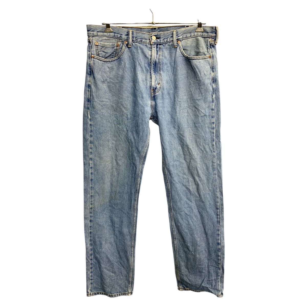 【中古】【古着】 Levi's 505 デニムパンツ W38 リーバイス ストレートフィット ライトブルー コットン 古着卸 アメリカ仕入 2503-1543