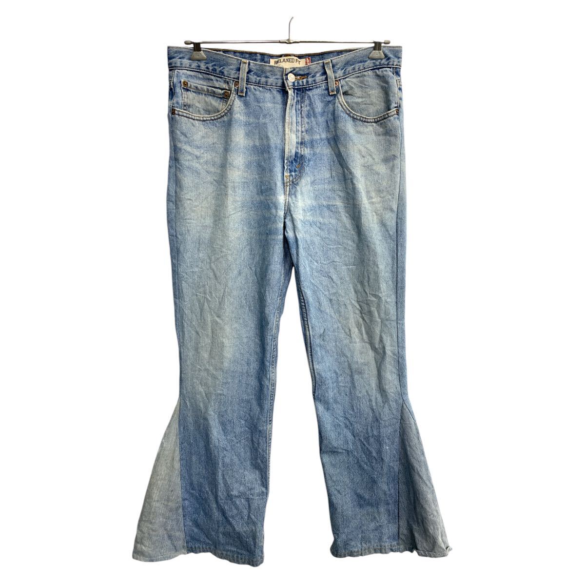 【中古】【古着】 Levi's 550 デニムパンツ W34 リーバイス リラックスフィット ライトブルー コットン 古着卸 アメリカ仕入 2503-1544
