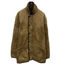 【中古】【古着】 Barbour キルティングジャケット L~ ブラウン系 バブアー スナップボタン モックネック ワンポイント ロゴ 古着卸 アメリカ仕入 a704-5044