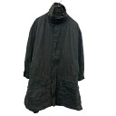 【中古】【古着】 Barbour オイルドジャケット C44 ブラック バブアー ジップアップ スナップボタン 襟コーデュロイ 古着卸 アメリカ仕入 a704-5054