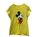 【中古】【古着】 Disney 半袖 キャラクター プリントTシャツ レディース XL イエロー ディズニー 古着卸 アメリカ仕入 a704-5166