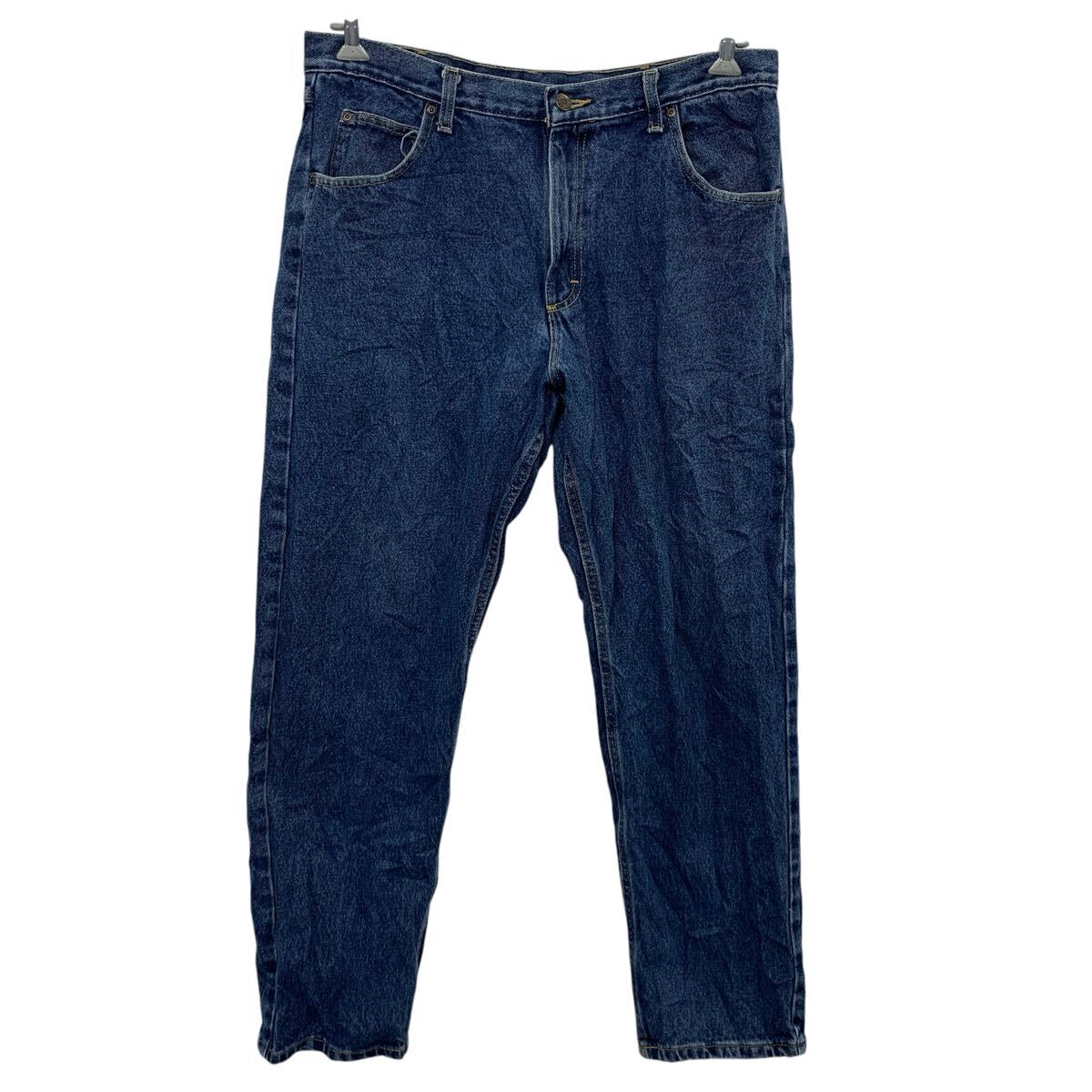 【中古】【古着】 Wrangler デニムパンツ W36 ラングラー インディゴブルー ビッグサイズ メキシコ製 カジュアル アメカジ 古着卸 アメリカ仕入 2504-58