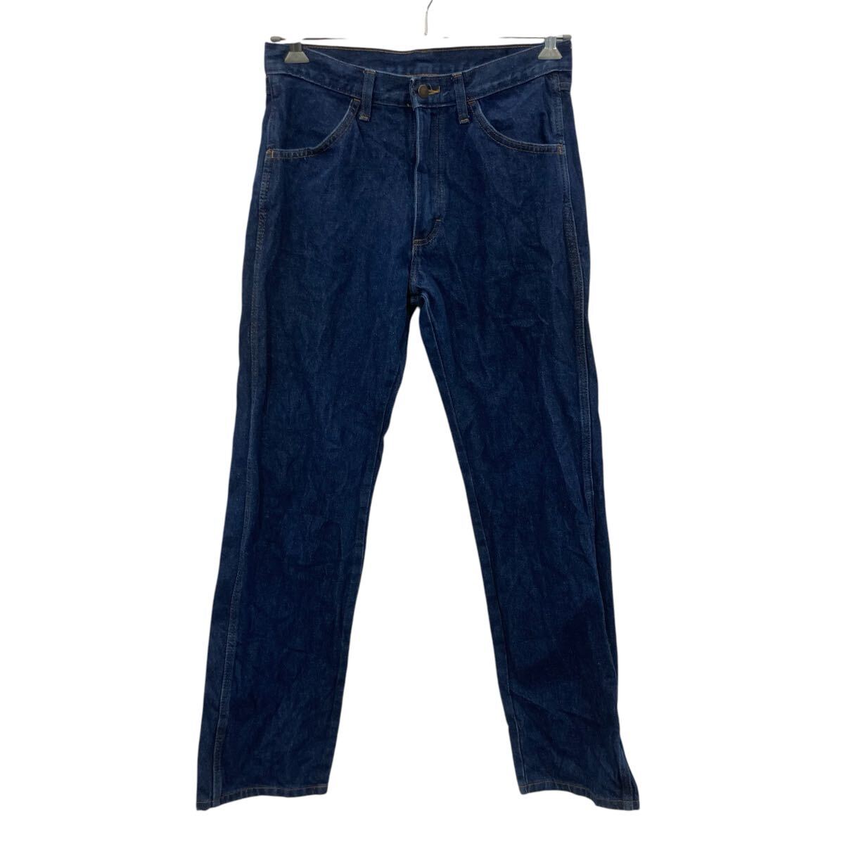  RUSTLER デニムパンツ ルースター W32 インディゴ フルジップ 古着卸 アメリカ仕入 2504-63