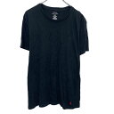 【中古】【古着】 Polo Ralph Lauren ロゴTシャツ L ブラック ポロラルフローレン プルオーバー ワンポイント ポニー刺繍 古着卸 アメリカ仕入 a704-5186