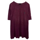 【中古】【古着】 POLO RALPH LAUREN 無地Tシャツ 2XL パープル ポロラルフローレン プルオーバー ビッグサイズ シンプル 古着卸 アメリカ仕入 a704-5219