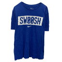 【中古】【古着】 NIKE プリントTシャツ XL ブルー ホワイト ナイキ プルオーバー ビッグサイズ スポーティー カットソー 古着卸 アメリカ仕入 a704-5259