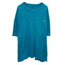 【中古】【古着】 Polo Ralph Lauren ロゴTシャツ 3XL ライトブルー ポロラルフローレン プルオーバー ビッグサイズ 刺繍 古着卸 アメリカ仕入 a704-5261