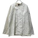 【中古】【古着】 Dickies シェフジャケット M ホワイト ディッキーズ ワークウェア 古着卸 アメリカ仕入 a704-5365