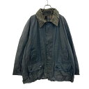 【中古】【古着】 Barbour オイルドジャケット 2XLサイズ位 表記サイズC52 バブアー 90年代 BEAUFORT 襟コーデュロイ 古着卸 アメリカ仕入 a704-5439