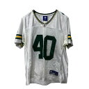 【中古】【古着】 NFL Reebok ゲームシャツ レディース L ホワイト エヌエフエル メッシュ 古着卸 アメリカ仕入 a704-5441