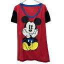 【中古】【古着】 Disney キャラクターTシャツ ディズニー レディース XL~ ビッグサイズ ピンク Vネック 古着卸 アメリカ仕入 a704-5463
