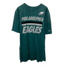 【中古】【古着】 NFL ロゴTシャツ エヌエフエル XXL グリーン ビッグサイズ PHILADELPHIA EAGLES 古着卸 アメリカ仕入 a704-5467(4)
