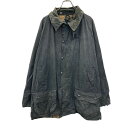 【中古】【古着】 Barbour オイルドジャケット 2XLサイズ位 表記サイズC50 バブアー 2000年代 BEAUFORT 襟コーデュロイ 古着卸 アメリカ仕入 a704-5485