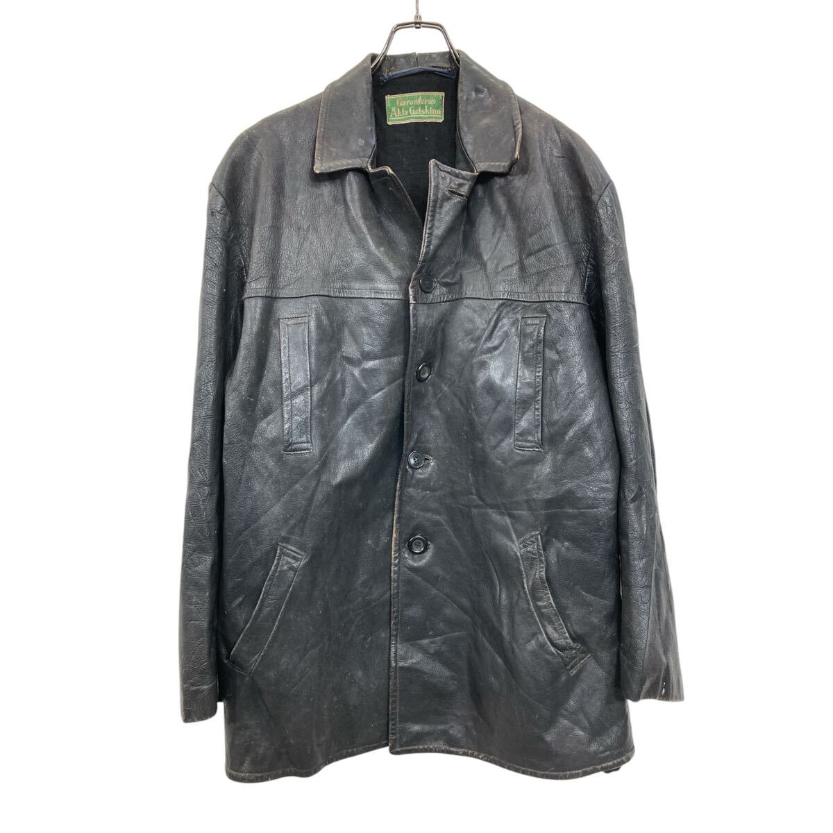 70s カーコート PVC 古着 コート モード ラバーコート レザー コート