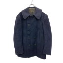 【中古】【古着】 ミリタリー ピーコート Mサイズ位 40年代 米軍実品 USCG COAST GUARD コーストガード10ボタン ネイビー 古着卸 アメリカ仕入 a704-5560