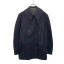 【中古】【古着】 ミリタリー ピーコート Mサイズ位 40年代 米軍実品 U.S.NAVY 海軍 10ボタン ネイビー 古着卸 アメリカ仕入 a704-5562