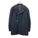 【中古】【古着】 ミリタリー ピーコート Mサイズ位 60年代 米軍実品 U.S.NAVY 海軍 8ボタン ネイビー 古着卸 アメリカ仕入 a704-5573