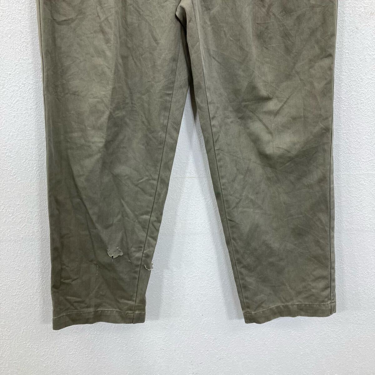 【中古】【古着】 Polo Ralph Lauren チノパン W34 ポロラルフローレン ベージュ メキシコ製 古着卸 アメリカ仕入 2504-330