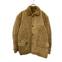 【中古】【古着】 Sears スエード ジャケット Lサイズ位 表記サイズ42 シアーズ ~70年代 ボアジャケット ブラウン 古着卸 アメリカ仕入 a704-5617