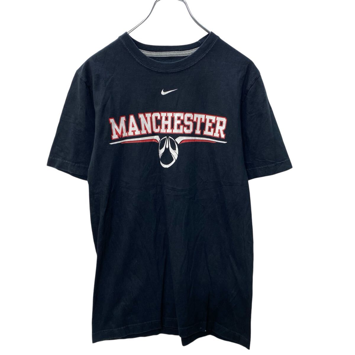 【中古】【古着】 NIKE 半袖 プリントTシャツ S ブラック ナイキ マンチェスター 古着卸 アメリカ仕入 a704-5744