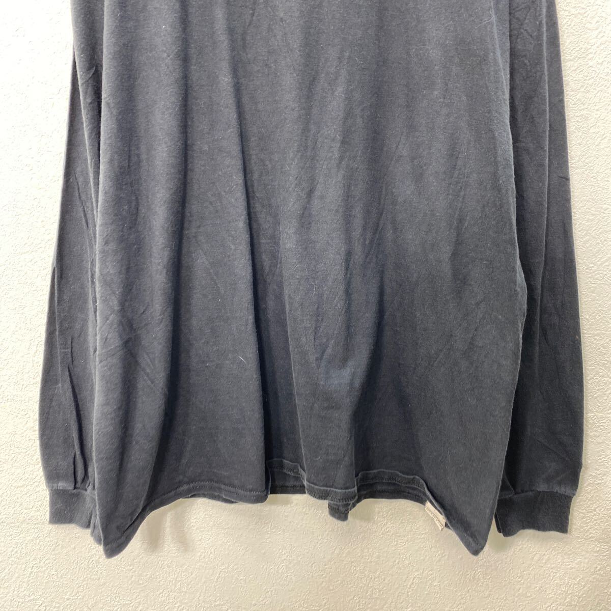 【中古】【古着】 Champion 長袖 ロゴTシャツ XL ブラック チャンピオン ロンT ロングTシャツ 袖ロゴ 古着卸 アメリカ仕入 a704-5816