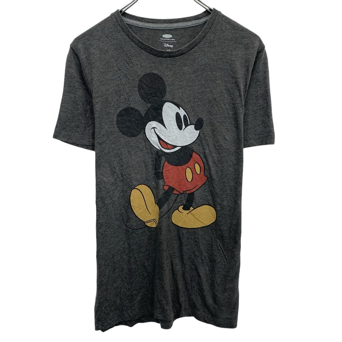 【中古】【古着】 OLD NAVY キャラクターTシャツ S チャコールグレー オールドネイビー プルオーバー ディズニー カットソー 古着卸 アメリカ仕入 a704-5835