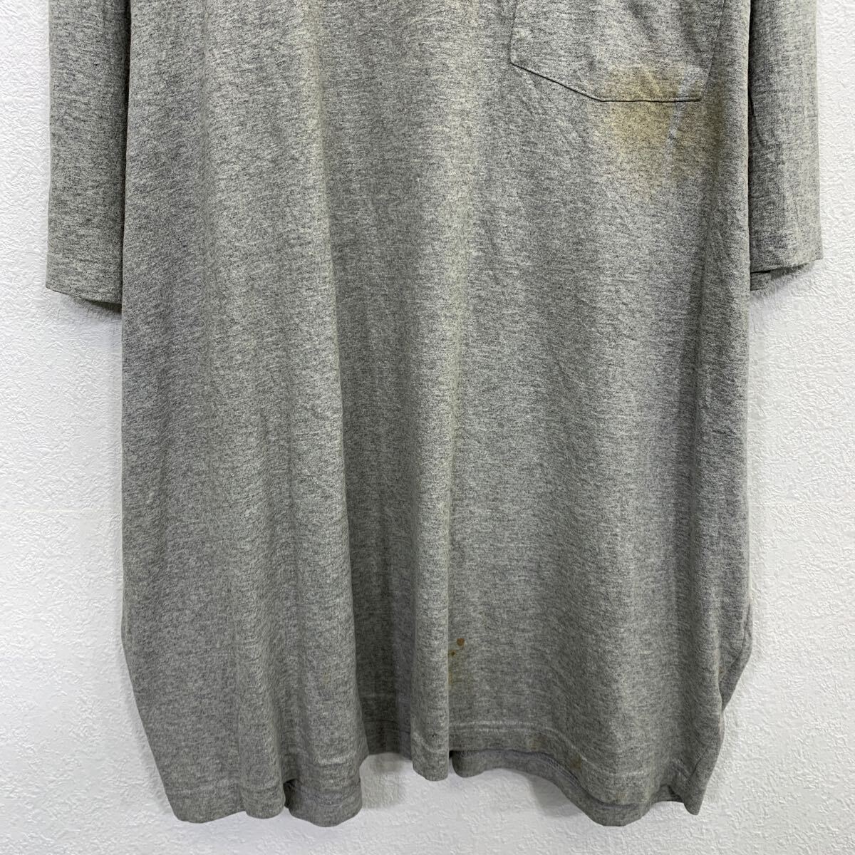 【中古】【古着】 Carhartt プリントTシャツ 2XL グレー カーハート プルオーバー ビッグサイズ バックプリント カットソー 古着卸 アメリカ仕入 a704-5866