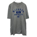 【中古】【古着】 Champion プリントTシャツ XL グレー チャンピオン プルオーバー ビッグサイズ スポーティー カットソー 古着卸 アメリカ仕入 a704-5912