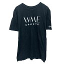【中古】【古着】 NIKE プリントTシャツ XL ブラック ナイキ プルオーバー ビッグサイズ スポーティー シンプル カットソー 古着卸 アメリカ仕入 a704-5924