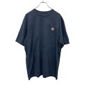 【中古】【古着】 carhartt 半袖 ロゴTシャツ L ネイビー カーハート プルオーバー オリジナルフィット 古着卸 アメリカ仕入 a704-6020