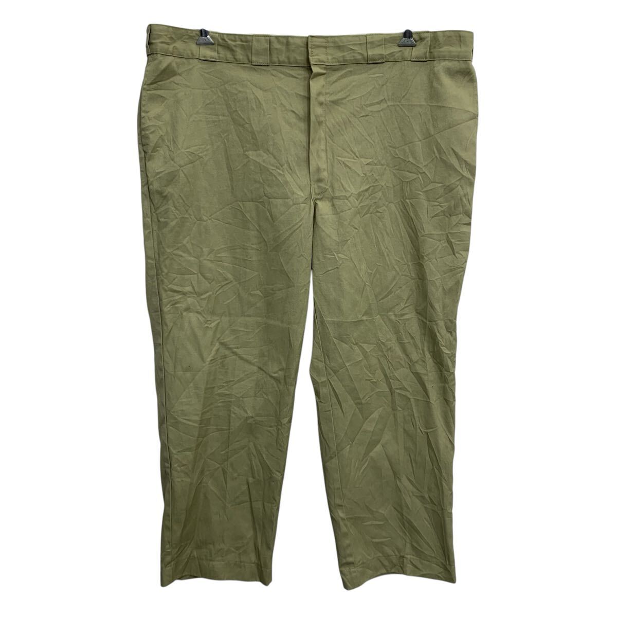 【中古】【古着】 Dickies 874 ワークパンツ XL〜 ベージュ ディッキーズ ジップアップ ビッグサイズ ワーク ボトムス 古着卸 アメリカ仕入 2504-400