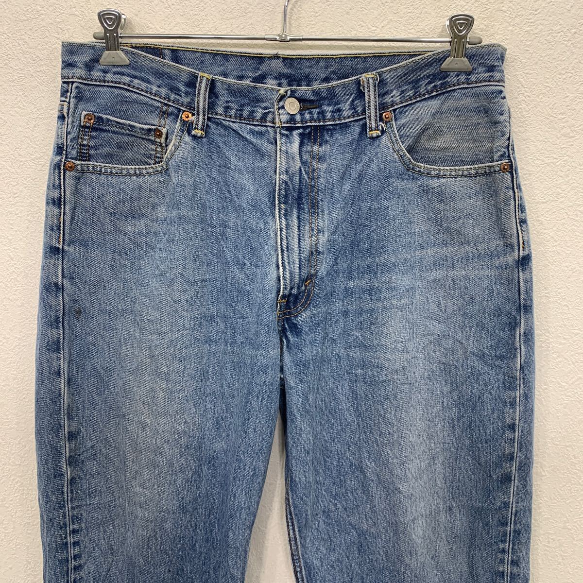 【中古】【古着】 Levi's 550 デニムパンツ W36 ブルー リーバイス ジップアップ カジュアル アメカジ ジーンズ 古着卸 アメリカ仕入 2505-33