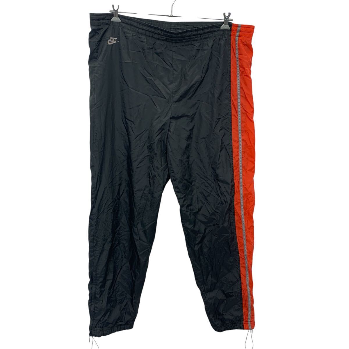 【中古】【古着】 NIKE ジャージパンツ XL チャコールグレー オレンジ ナイキ イージーパンツ ビッグサイズ 90 039 s スポーティー 古着卸 アメリカ仕入 2505-64