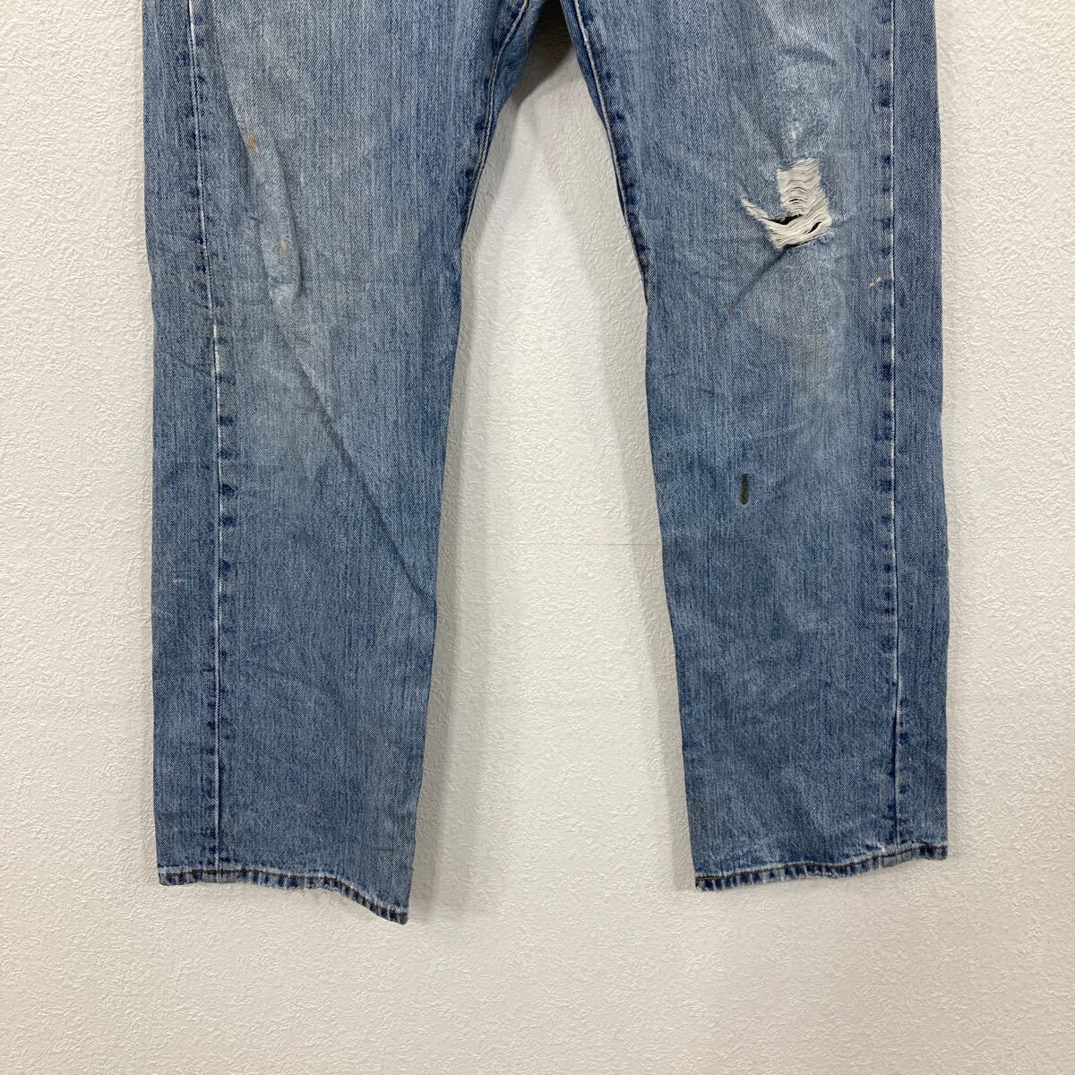 【中古】【古着】 Levi's 501 デニムパンツ W33 ブルー リーバイス ボタンフライ カジュアル アメカジ ジーンズ 古着卸 アメリカ仕入 2505-75