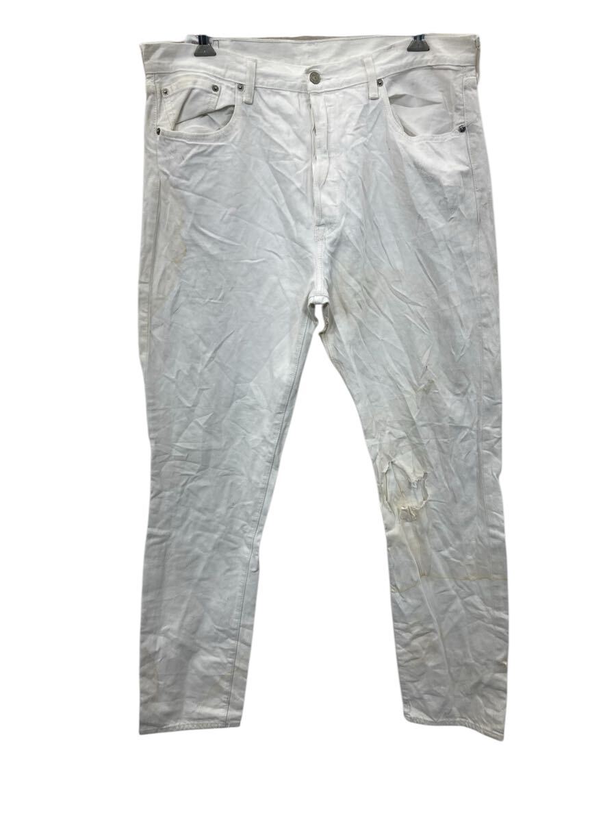 Rakuten - 【中古】【古着】 Levi's 501 デニムパンツ W36 ホワイト リーバイス ボタンフライ ビックサイズ カジュアル アメカジ 古着卸 アメリカ仕入 2505-80