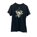 【中古】【古着】 Reebok 半袖 プリントTシャツ S ブラック イエロー リーボック プルオーバー 背番号 NHL 古着卸 アメリカ仕入 a704-6053