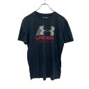 【中古】【古着】 UNDER ARMOUR 半袖 ロゴTシャツ YLG ブラック アンダーアーマー プルオーバー スポーツ 古着卸 アメリカ仕入 a704-6073