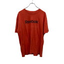 【中古】【古着】 Reebok 半袖 ロゴTシャツ L オレンジ リーボック プルオーバー スポーツ 古着卸 アメリカ仕入 a704-6077