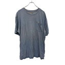 【中古】【古着】 carhartt 半袖 ロゴTシャツ L ブルー カーハート プルオーバー カットソー カットソー 古着卸 アメリカ仕入 a704-6095