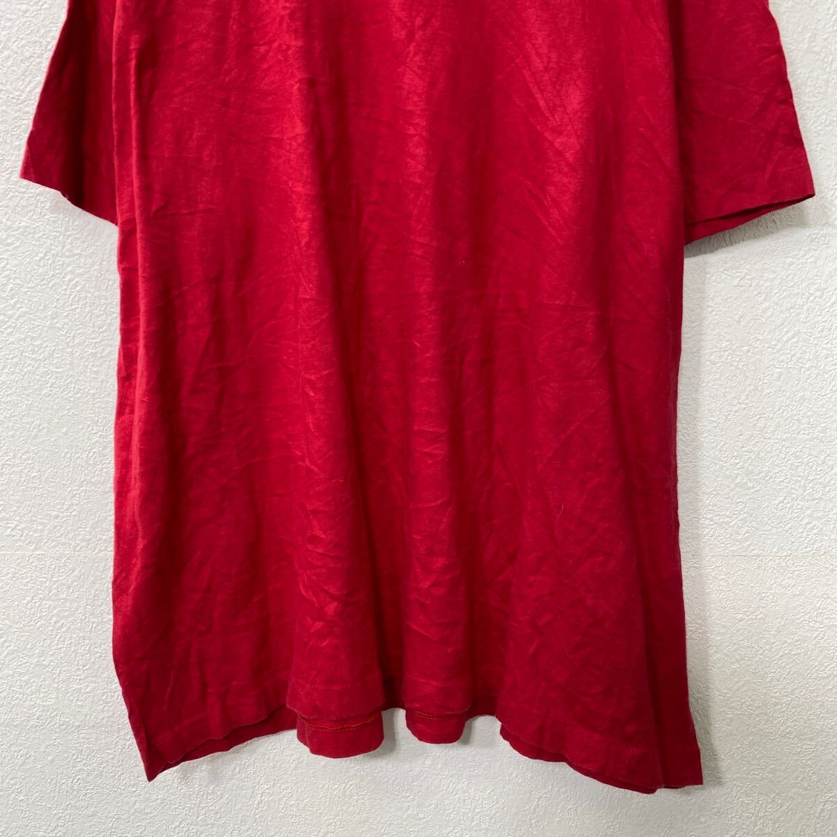 【中古】【古着】 半袖 ロゴTシャツ XL〜 レッド ビッグサイズ 古着卸 アメリカ仕入 a704-6109