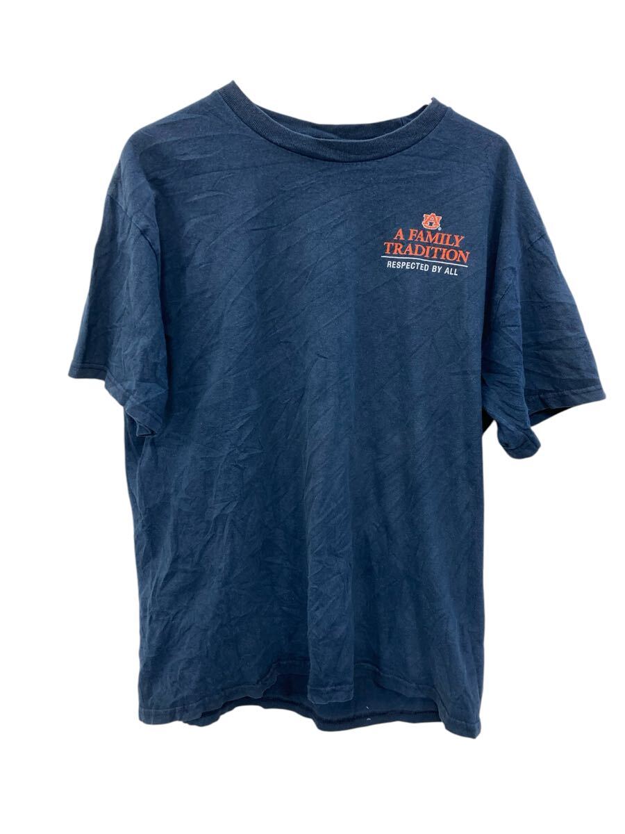 【中古】【古着】 WEEZABI 半袖 プリントTシャツ L ネイビー プルオーバー オーバーン大学 カレッジロゴ 古着卸 アメリカ仕入 a704-6137