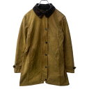 【中古】【古着】 Barbour ニューマーケットジャケット レディース S位 ベージュ バブアー イングランド製 オイルド 古着卸 アメリカ仕入 a705-5011